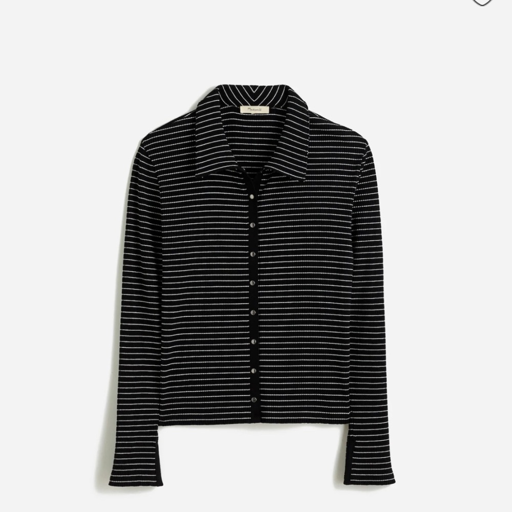 Madewell Snap-Front Cardigan Top